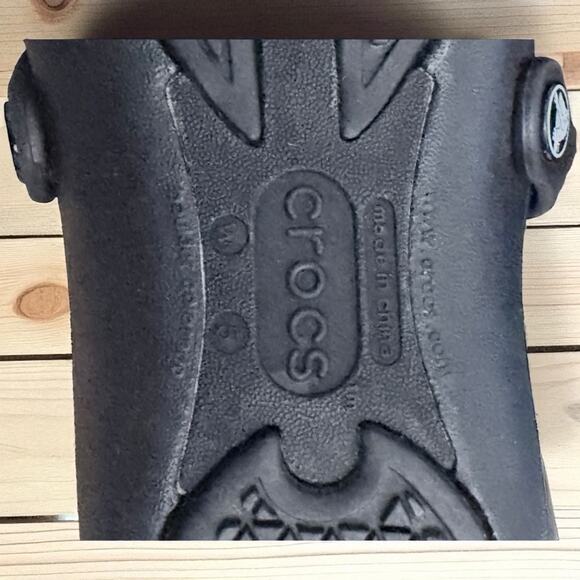 Crocs Alice Work Mary Jane Flat Black Size 5 EUC - Picture 5 of 6